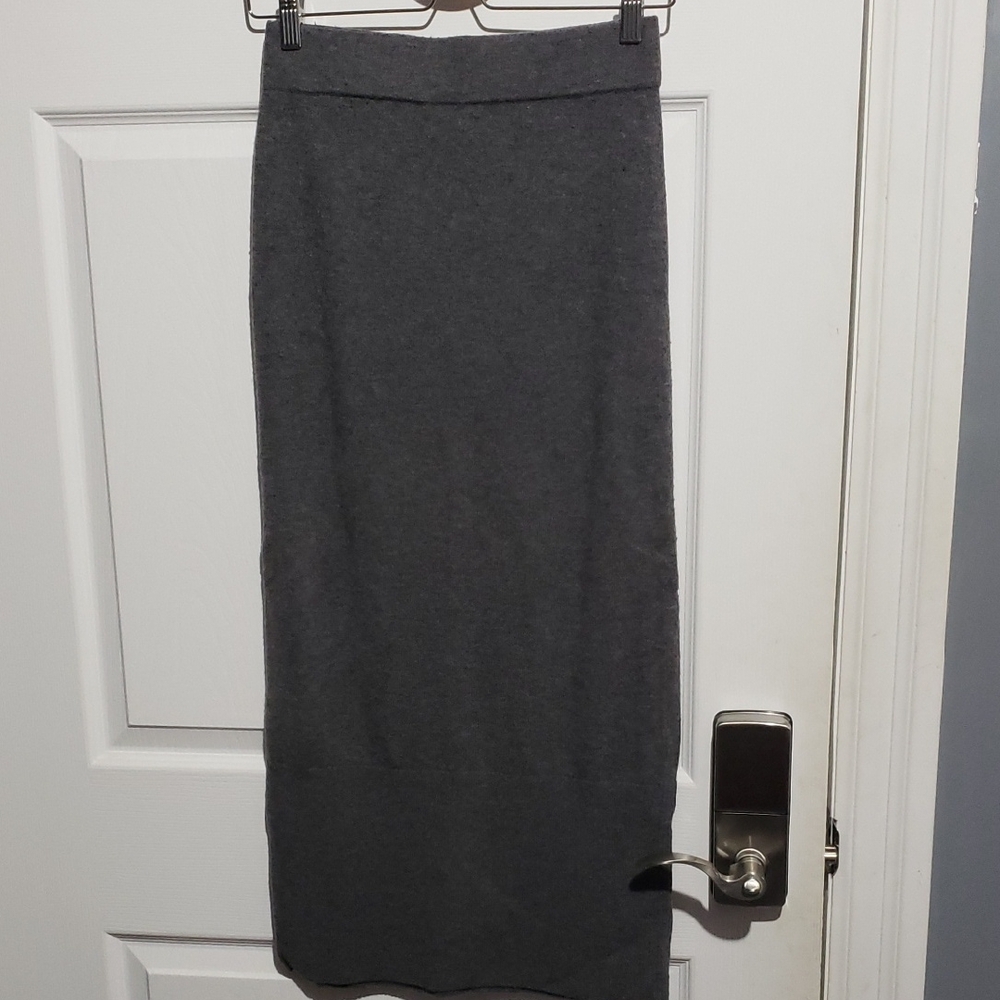 Massimo Dutti Gray Women's Skirt